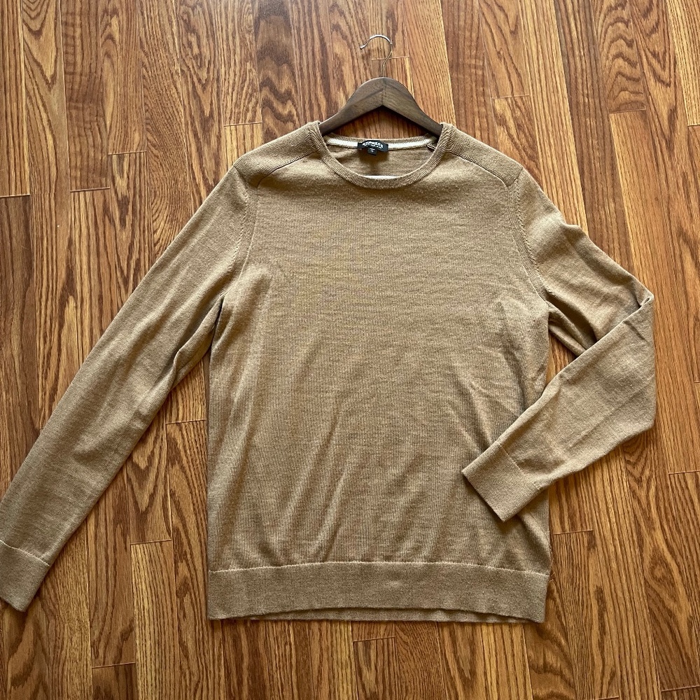 Express Merino Wool Crewneck Sweater, Men's L